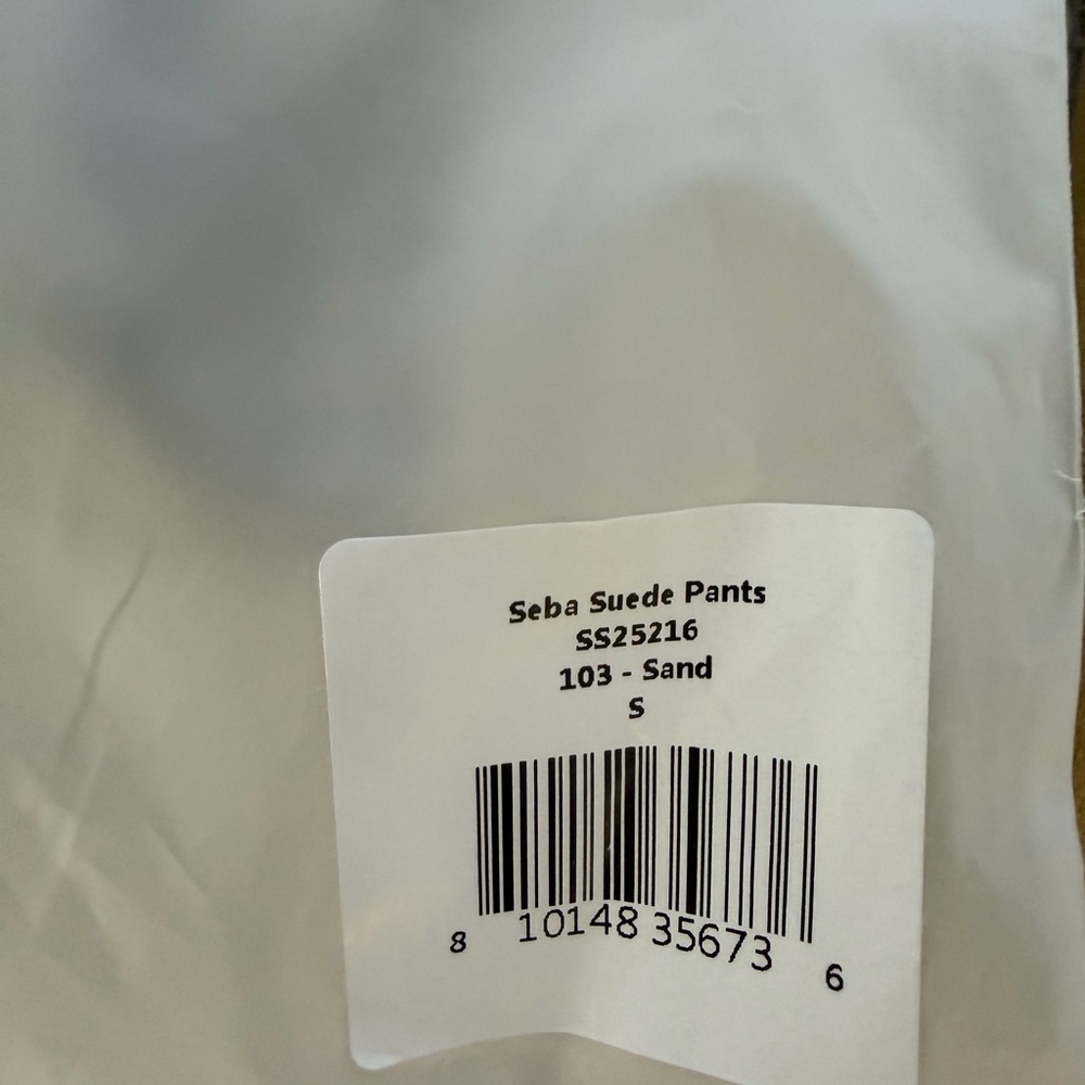 Yellow The Label Seba Embroidered Tan Pants - Picture 11 of 11